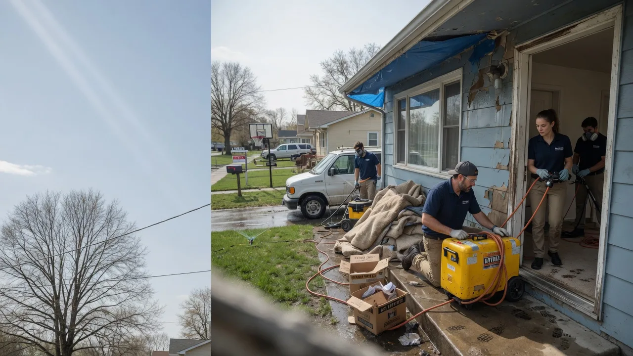 Basement Flood Cleanup in Yorktown, IN near me